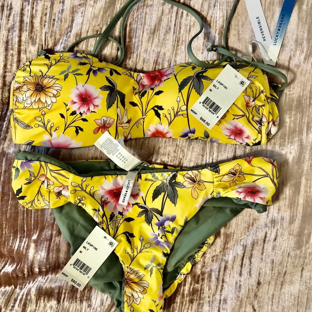 NWT Lucky Brand bikini two piece swimsuit